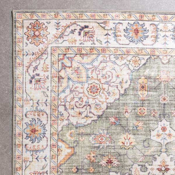 Teppich Santo Medallion Petrol - 80 x 150 cm