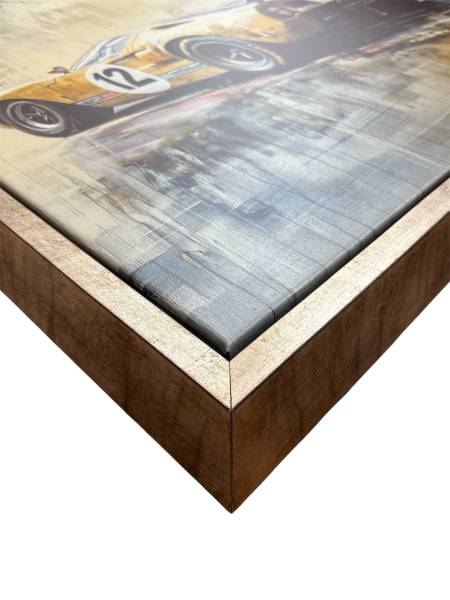 Wandbild Ford GT - Le Mans Kiefer - 84 x 84 x 4 cm