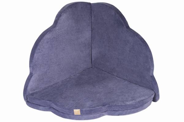 Krabbelmatte Baby - Spielmatte Faltbar Blau - Textil - 160 x 5 x 160 cm