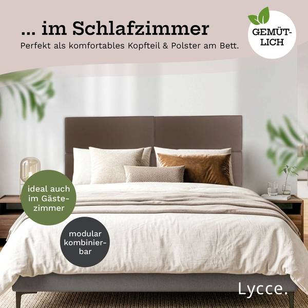 Wandkissen Betty Taupe