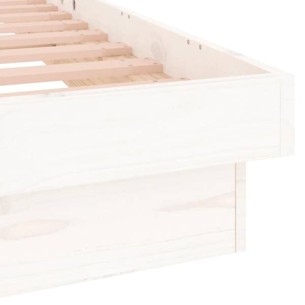 Bettgestell 3015641-2 Weiß - 183 x 204 cm