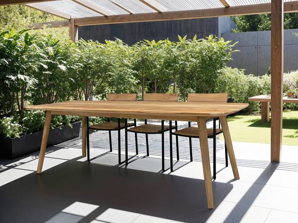 Gartentisch LUGANO Tiefe: 180 cm