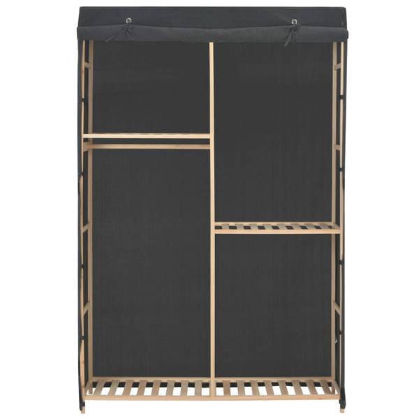Kleiderschrank XT8918 Grau - Holzwerkstoff - 40 x 170 x 110 cm