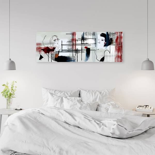 Canvas schilderij Abstracte kunst 120 x 40 cm