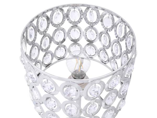 Tischlampen TENNA Silber - Metall - 25 x 53 x 25 cm
