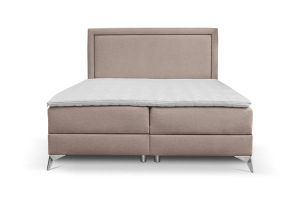 Boxspringbett Joy Bonellfederkern Braun - Liegefläche Breite: 120 cm