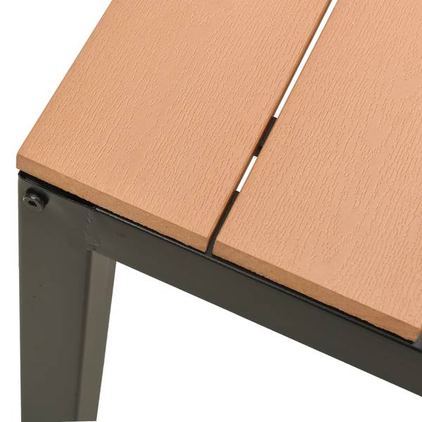 Banc de jardin 3013332 Braun - Stahl - 39 x 45 x 39 cm