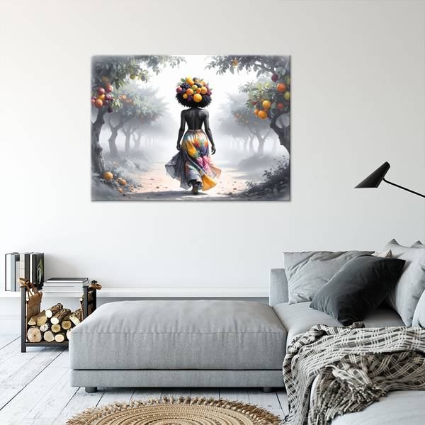 Wandbild Frau 60 x 40 cm