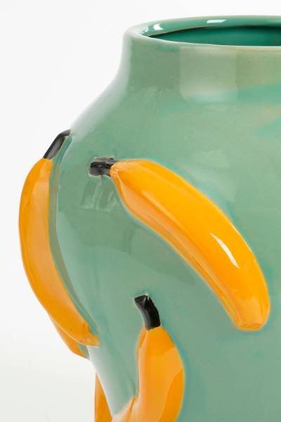 Vase Moza Grün - Keramik - 27 x 30 x 27 cm