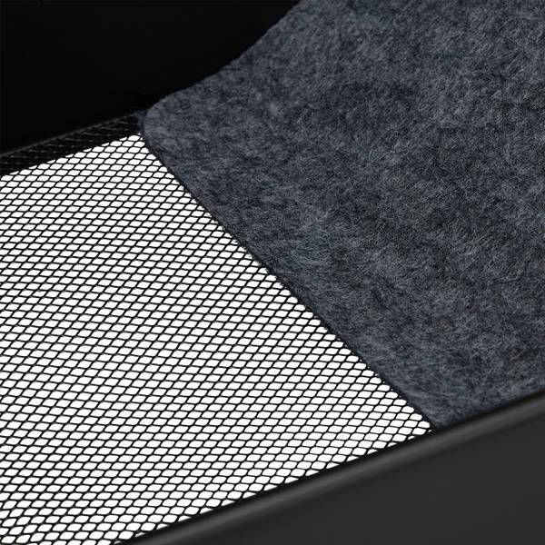 Rollwagen mit 3 Ebenen Schwarz - Grau