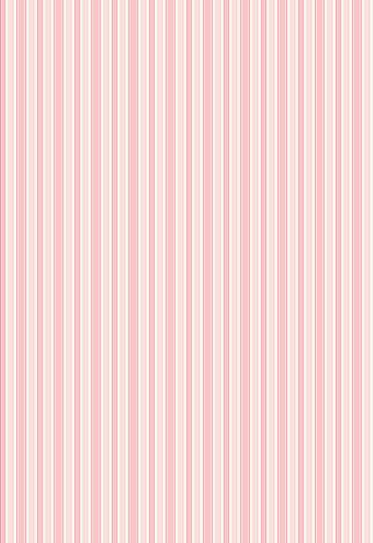 Tapete mit Streifen Izia Pink - Papier - 192 x 280 x 192 cm