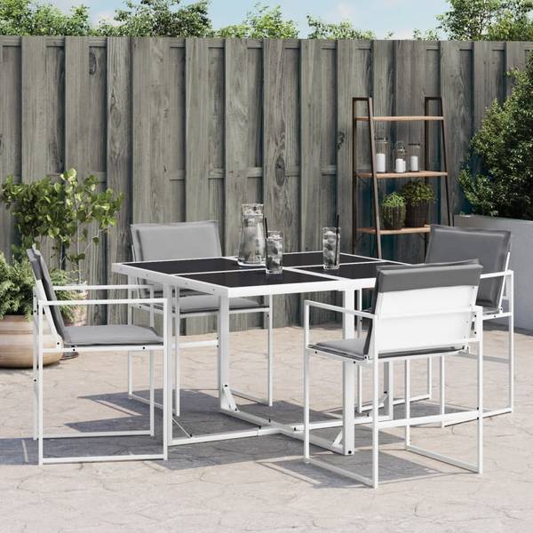 Chaise de jardin 3038390 lot de 4 Blanc