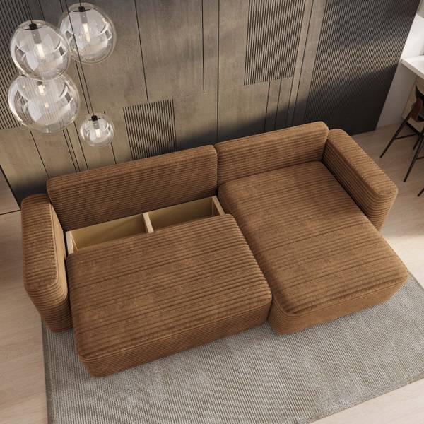 Ecksofa TELIN Orange