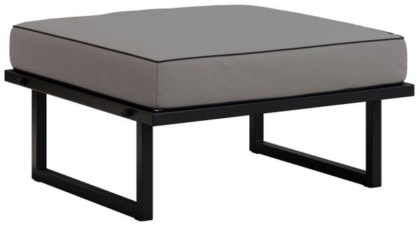Garten-Sitzhocker ELBA Grau
