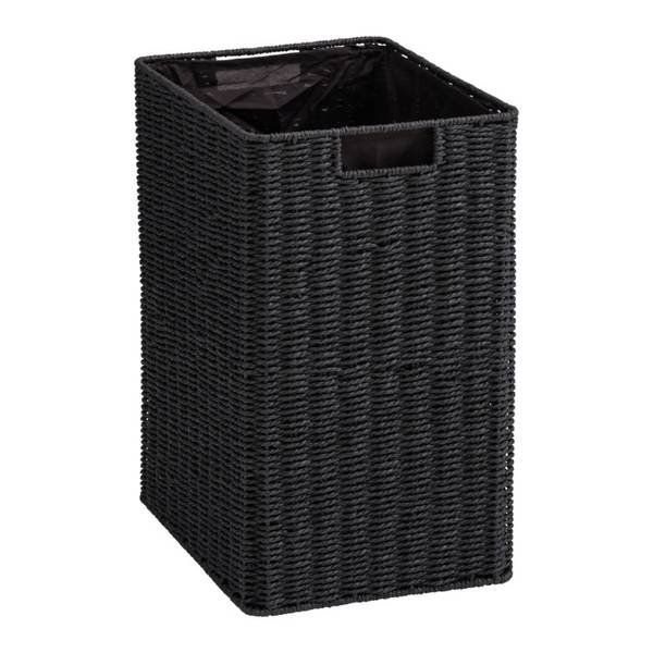 Wäschekorb Basic Schwarz
