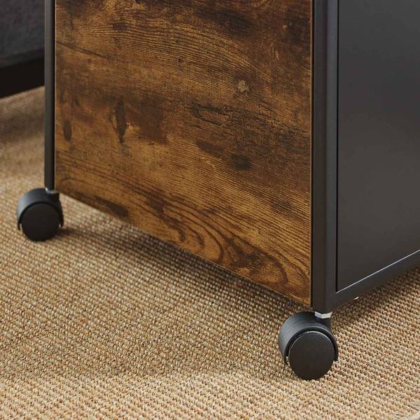 Aktenschrank Kumasi Braun - Metall - 45 x 66 x 41 cm