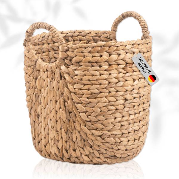 Wäschekorb Sun Beige - Naturfaser - 35 x 35 x 35 cm