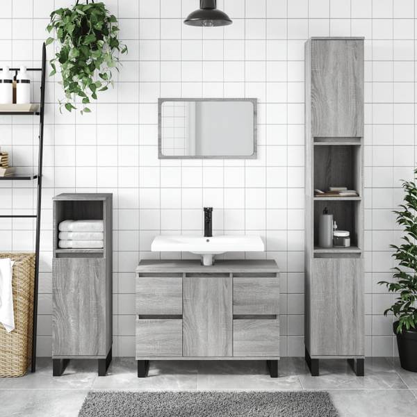 Badezimmerschrank 3029860 Hellgrau