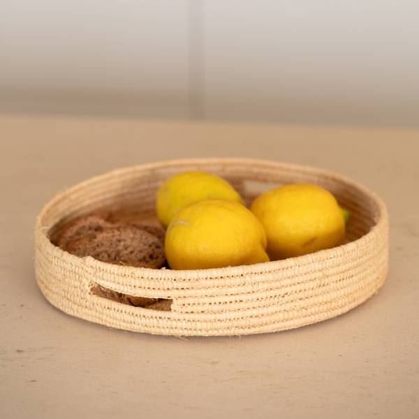 Körbe und Deko-Zubehör ARTISANAT MAROCAI Beige - Textil - 28 x 6 x 6 cm