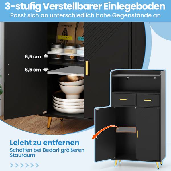 Dressoir VH34037 zwart