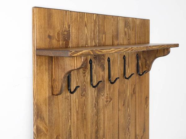 Porte-manteau Rustyk Marron - Pin - 100 x 128 x 20 cm