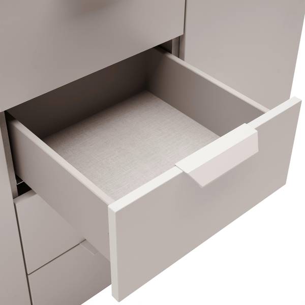 Kommode BRIONA Beige - Holzwerkstoff - 120 x 80 x 42 cm