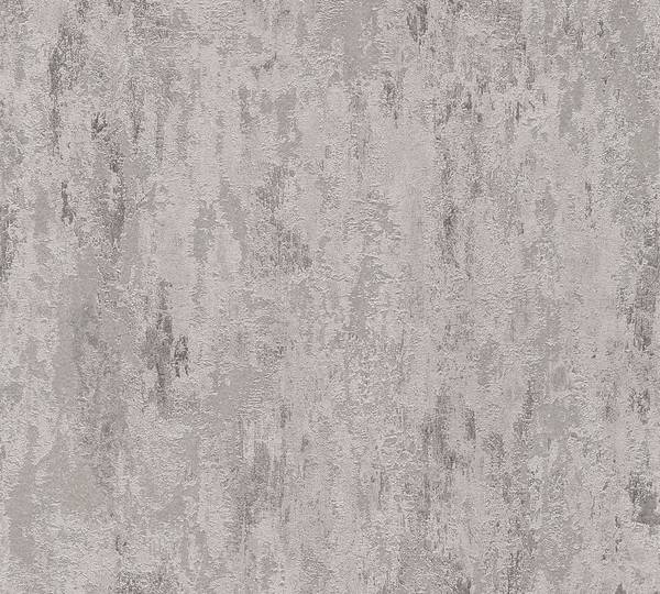 Vliestapete 2125 einfarbig Struktur Grau - Silber - Fleece - 53 x 1005 x 1 cm