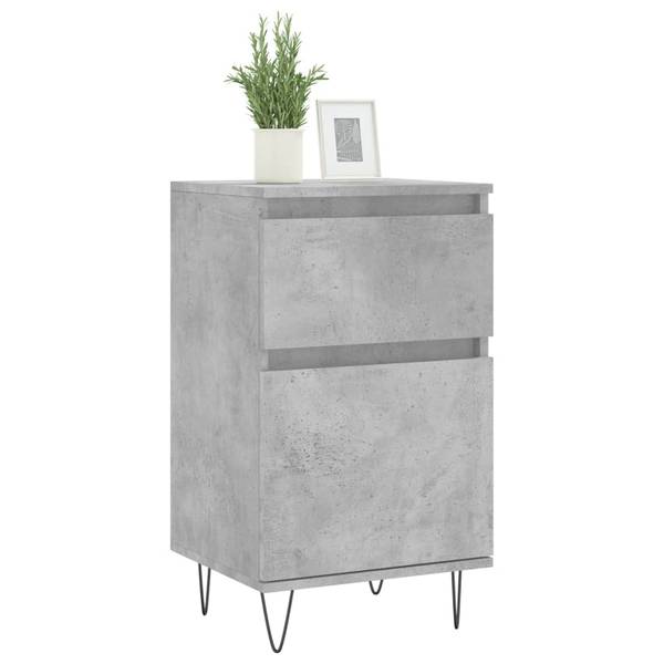 Sideboard D6025 Grau - Holzwerkstoff - 35 x 70 x 40 cm