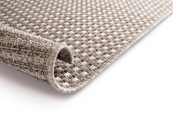 Indoor-Outdoor-Teppich PIENZA Grau - Textil - 140 x 200 x 140 cm