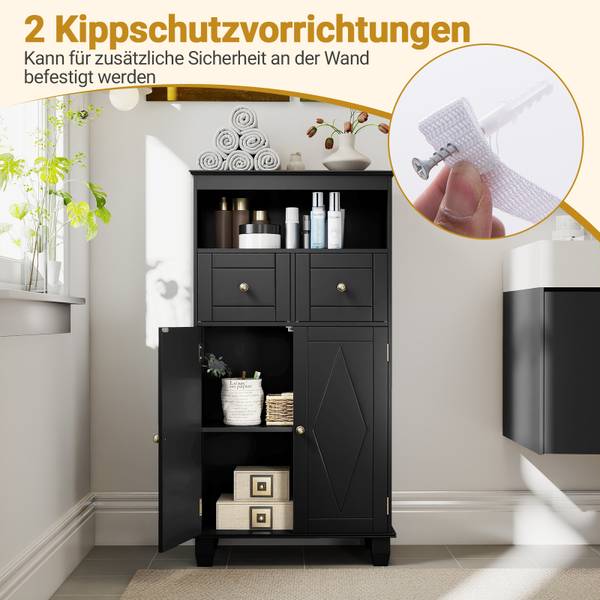Badezimmerschrank VH34010 Schwarz