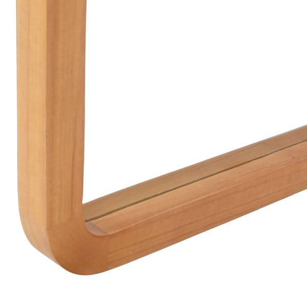 Wandspiegel Britt bruin - glas - massief hout - 45 x 70 x 5 cm