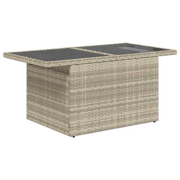 Garten-Lounge-Set 3036719-2 9-teilig Hellgrau