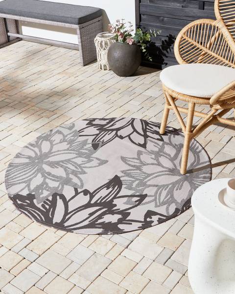 Outdoorteppich SOLAPUR 120 x 120 cm