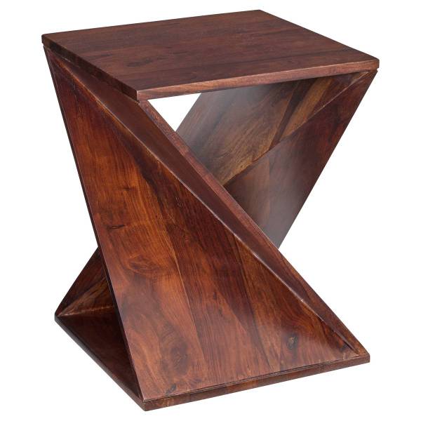 Beistelltisch RIKAYA Braun - Massivholz - 35 x 45 x 35 cm