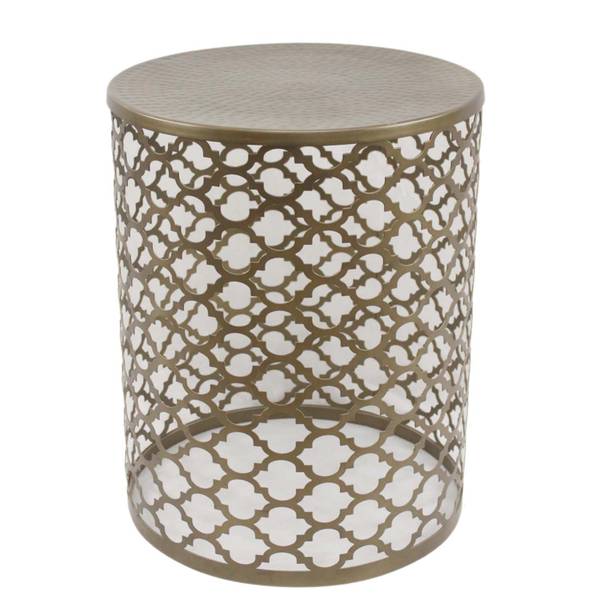 Beistelltisch Arabesk Messing - Metall - 40 x 51 x 40 cm