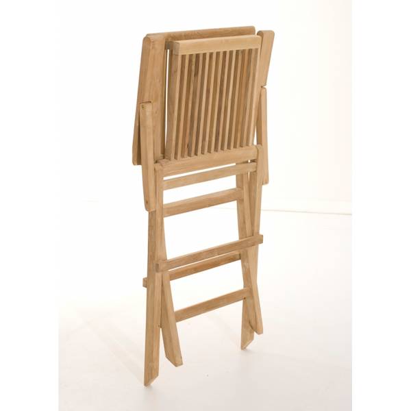 Gartensessel HARRIS 2er Set Braun - Teakholz - 60 x 90 x 55 cm