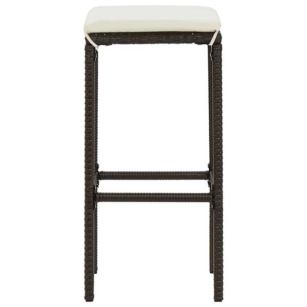Bar-Set 3011730-1 (3-teilig) Braun - Polyester - Stahl - 61 x 106 x 61 cm