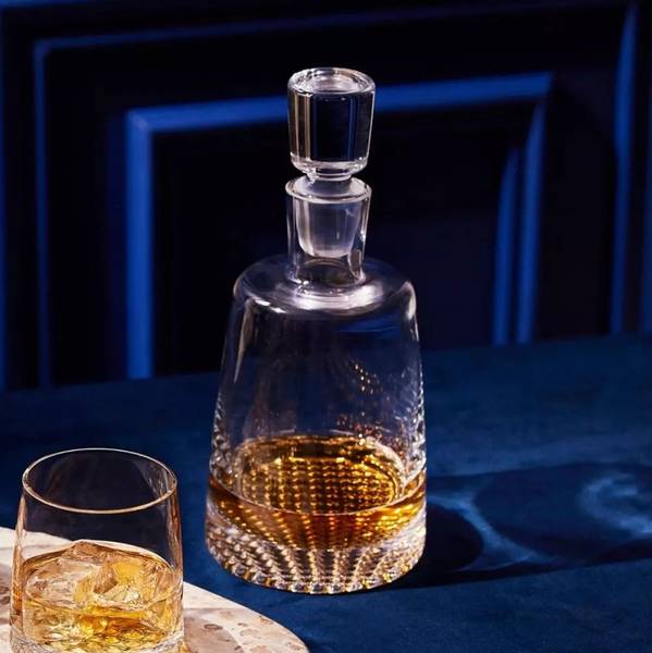 Whisky-Karaffe Fjord (1 Set) Klarglas - 12 x 27 x 12 cm