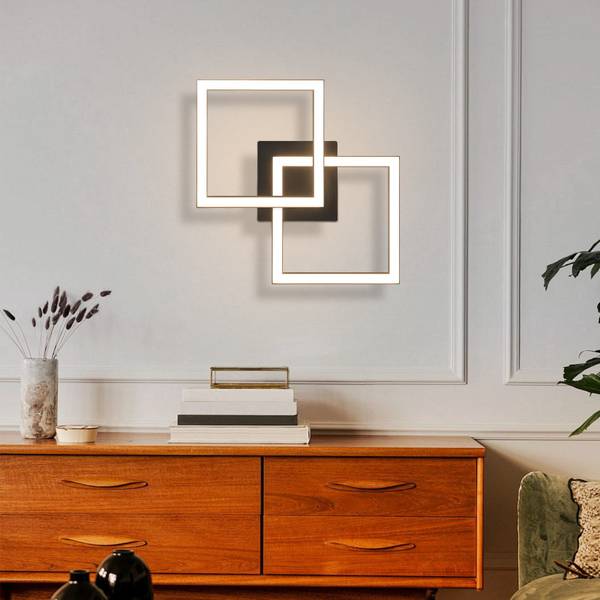 LED Deckenleuchte Harrington Schwarz