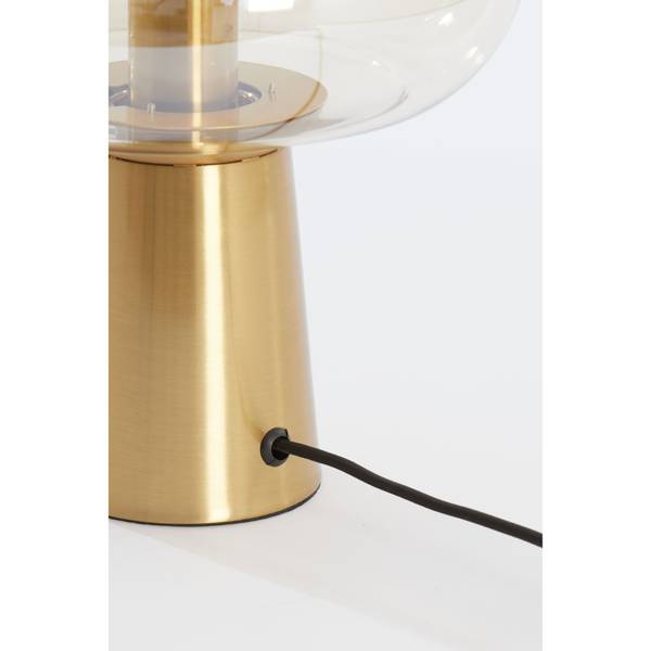 Lampe de table MISTY Orange - Verre clair - 30 x 46 x 30 cm