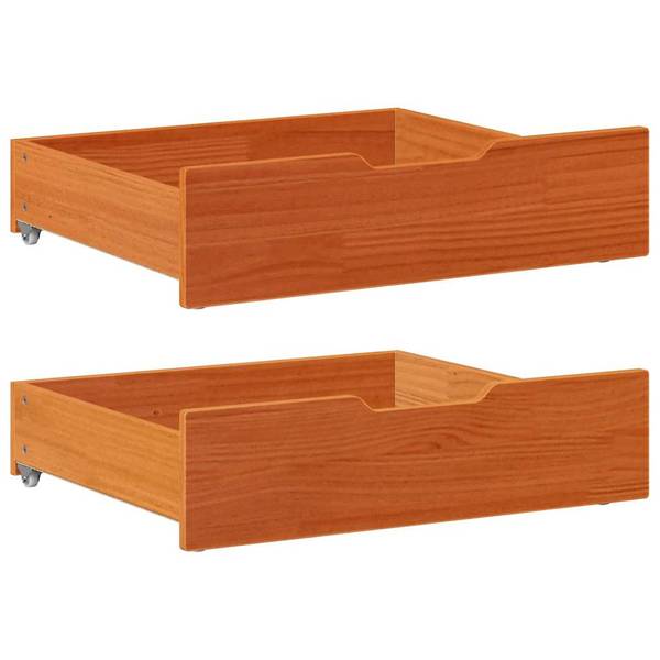 Bedlade 3042218 Set van 2 reebruin - Breedte: 75 cm