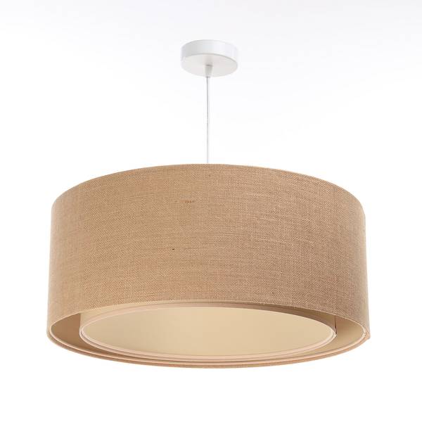 Hanglamp Samara beige - natuurvezel - 40 x 20 x 90 cm
