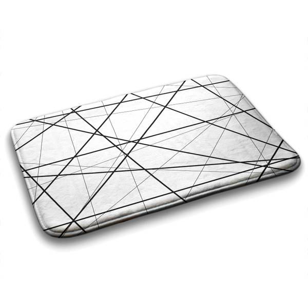 Badteppich Geometrische Linien 75 x 45 x 75 cm