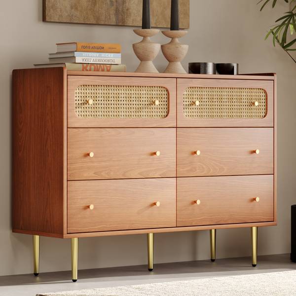 Sideboard Delmo Braun - Holzwerkstoff - Metall - 120 x 90 x 40 cm