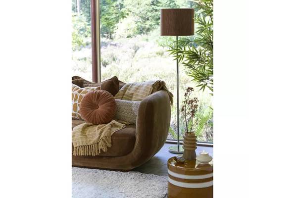 Decke BATERNO Braun - Textil - 130 x 1 x 170 cm