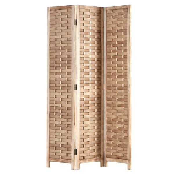 Paravent 2020 Schwarz - Holz teilmassiv - 120 x 170 x 2 cm