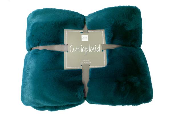 FleeceDecke Cutie Blau - Fiberglas - 130 x 3 x 180 cm