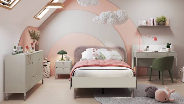 Jugendzimmer-Set Harmony II Beige - Holzwerkstoff