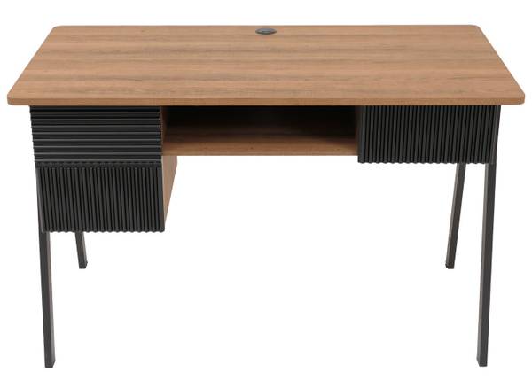 Schreibtisch O40 Beige - Metall - Holz teilmassiv - 120 x 78 x 60 cm