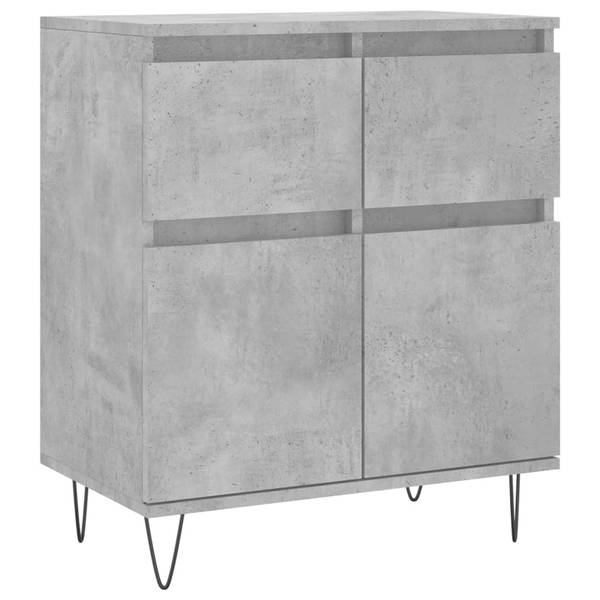Sideboard F35524 Grau - Holzwerkstoff - 60 x 70 x 35 cm
